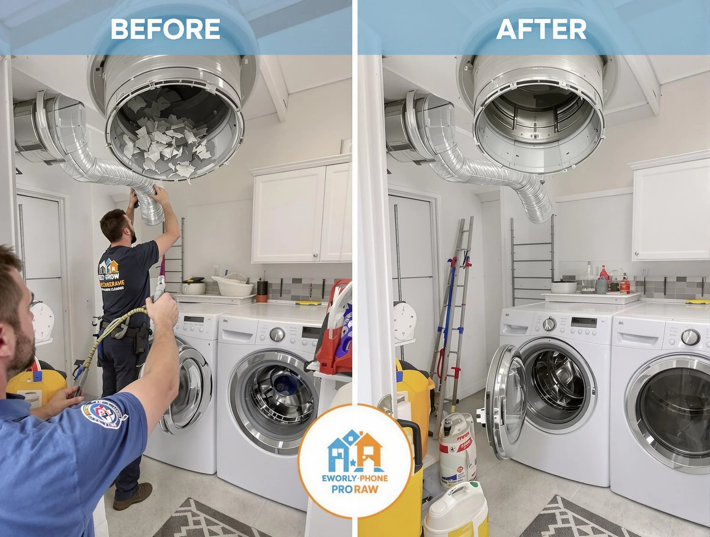 Residential dryer vent cleaning by Brookline Dryer Vent Cleaning in Brookline