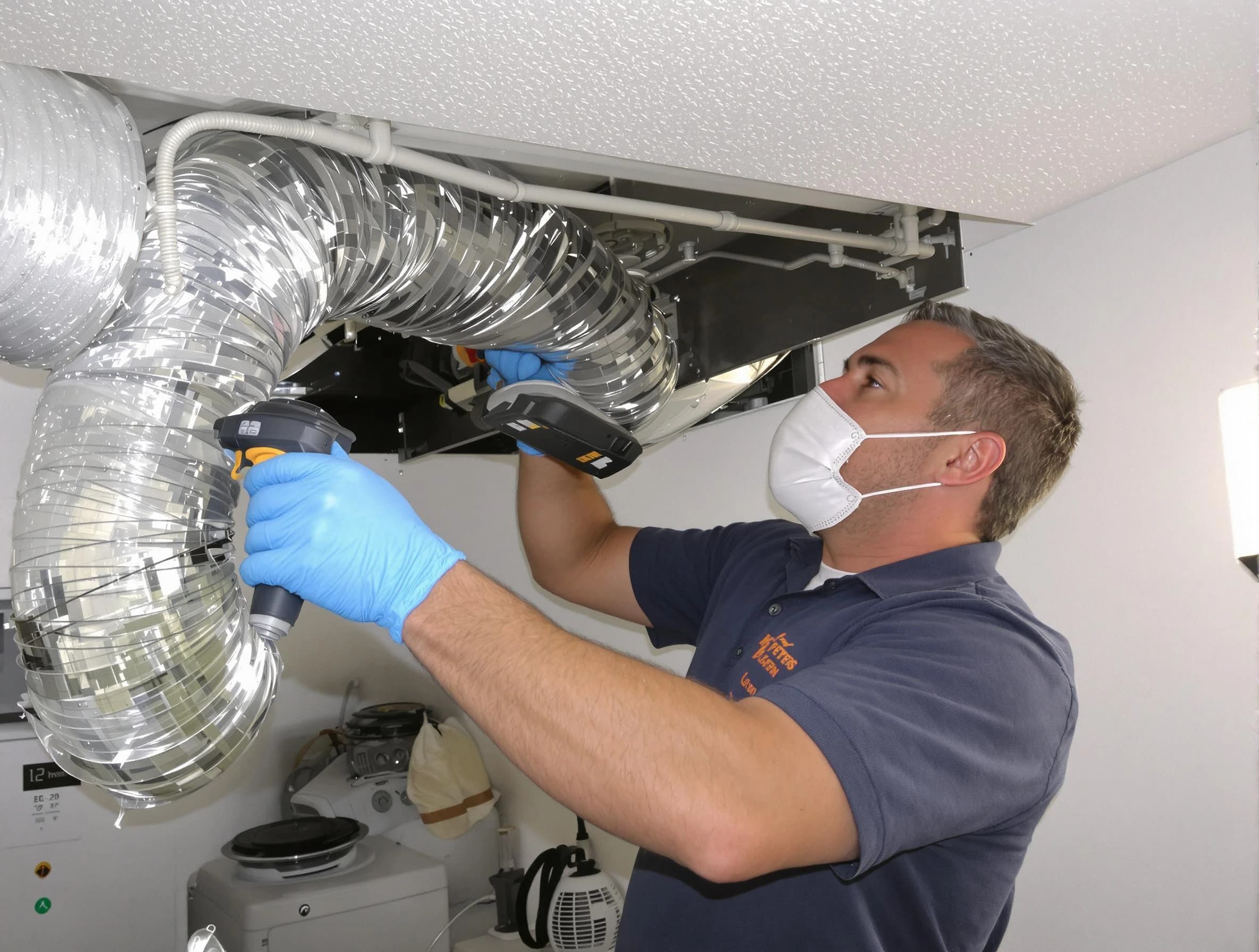 Brookline Dryer Vent Cleaning professional performing thorough residential dryer vent cleaning in Brookline