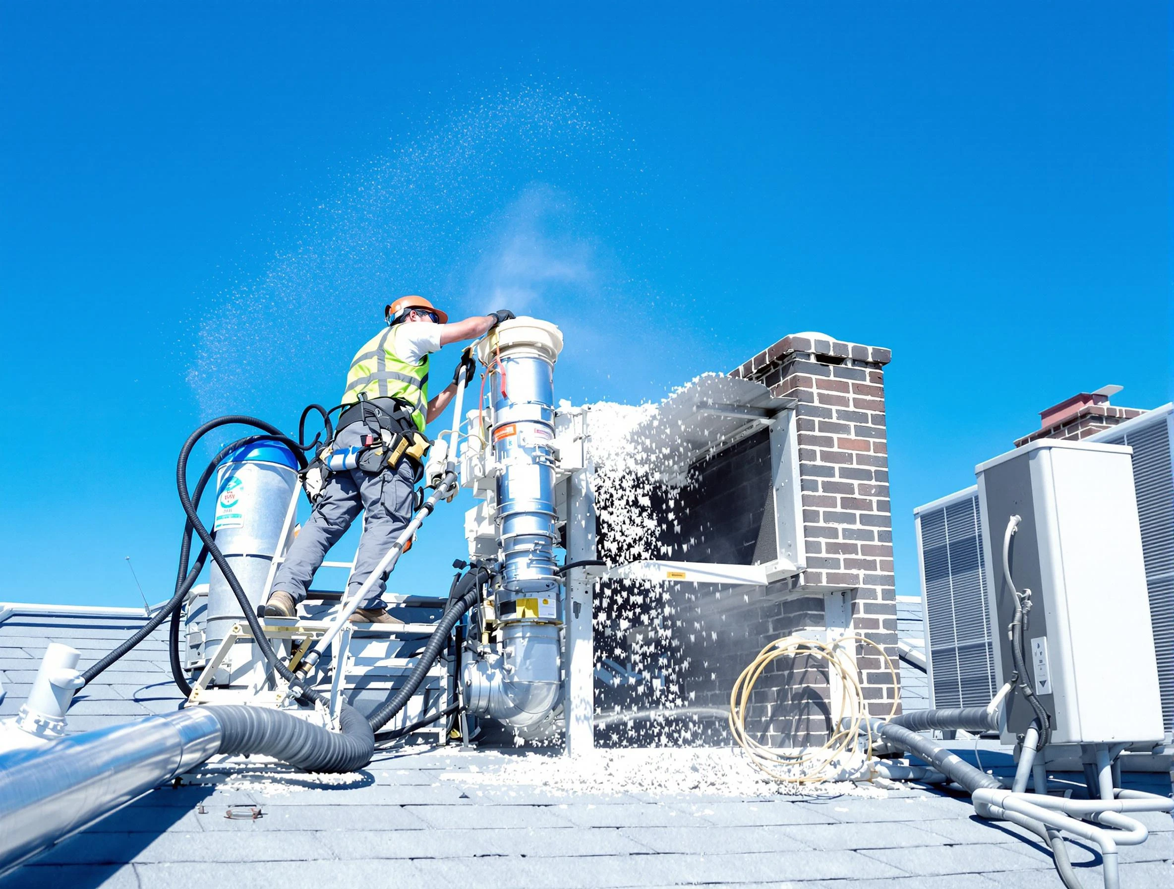 Expert roof dryer vent cleaning by Brookline Dryer Vent Cleaning in Brookline