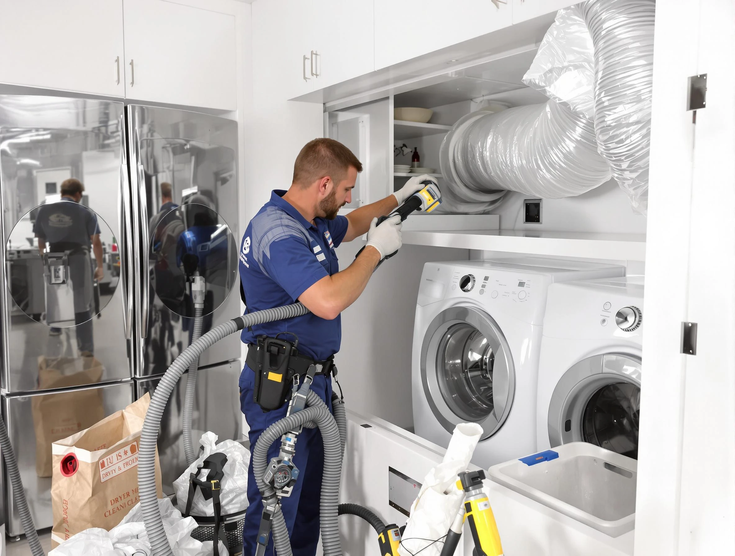 Professional duct cleaning by Brookline Dryer Vent Cleaning in Brookline
