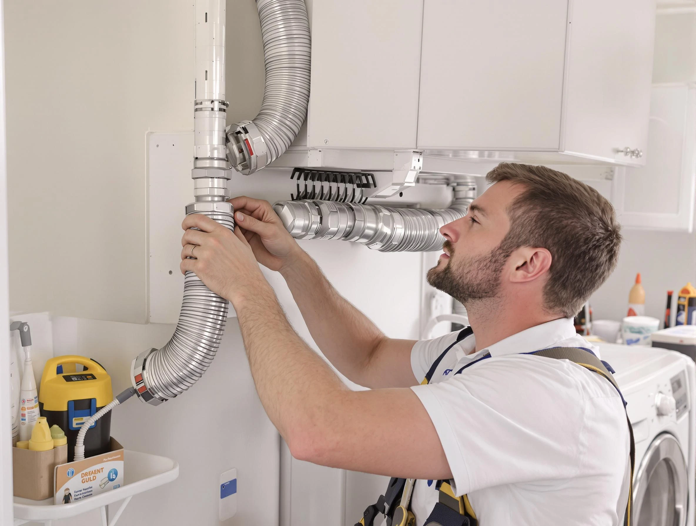 Professional dryer vent repair and installation by Brookline Dryer Vent Cleaning in Brookline